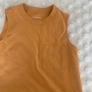 Everlane summer maxi dress with side slit size s